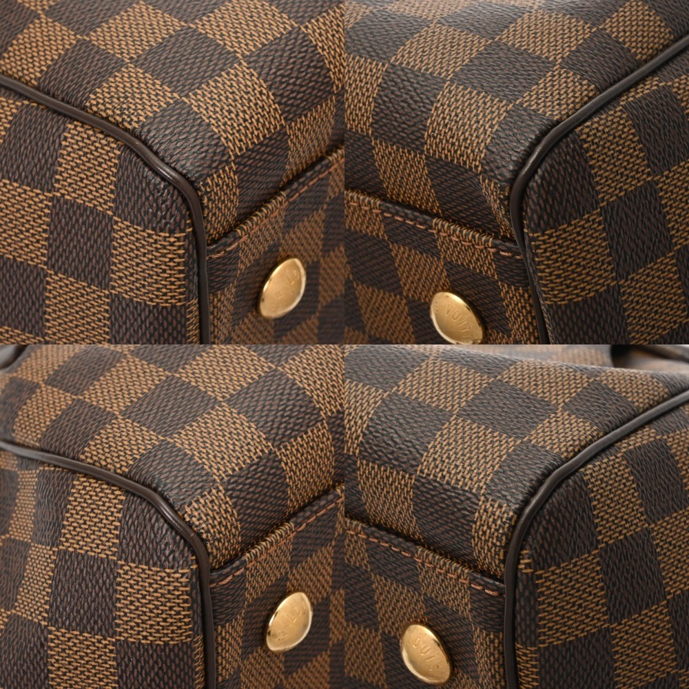 LOUIS VUITTON Damier Trevi Brown Boys Canvas Handbag - Picture 7 of 10